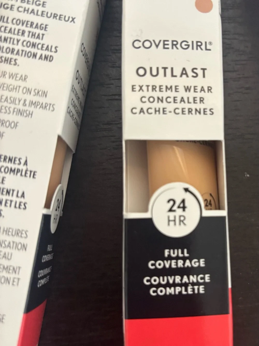 COVERGIRL Outlast Extreme Wear Concealer - Natural ( Warm Beige) set of 2